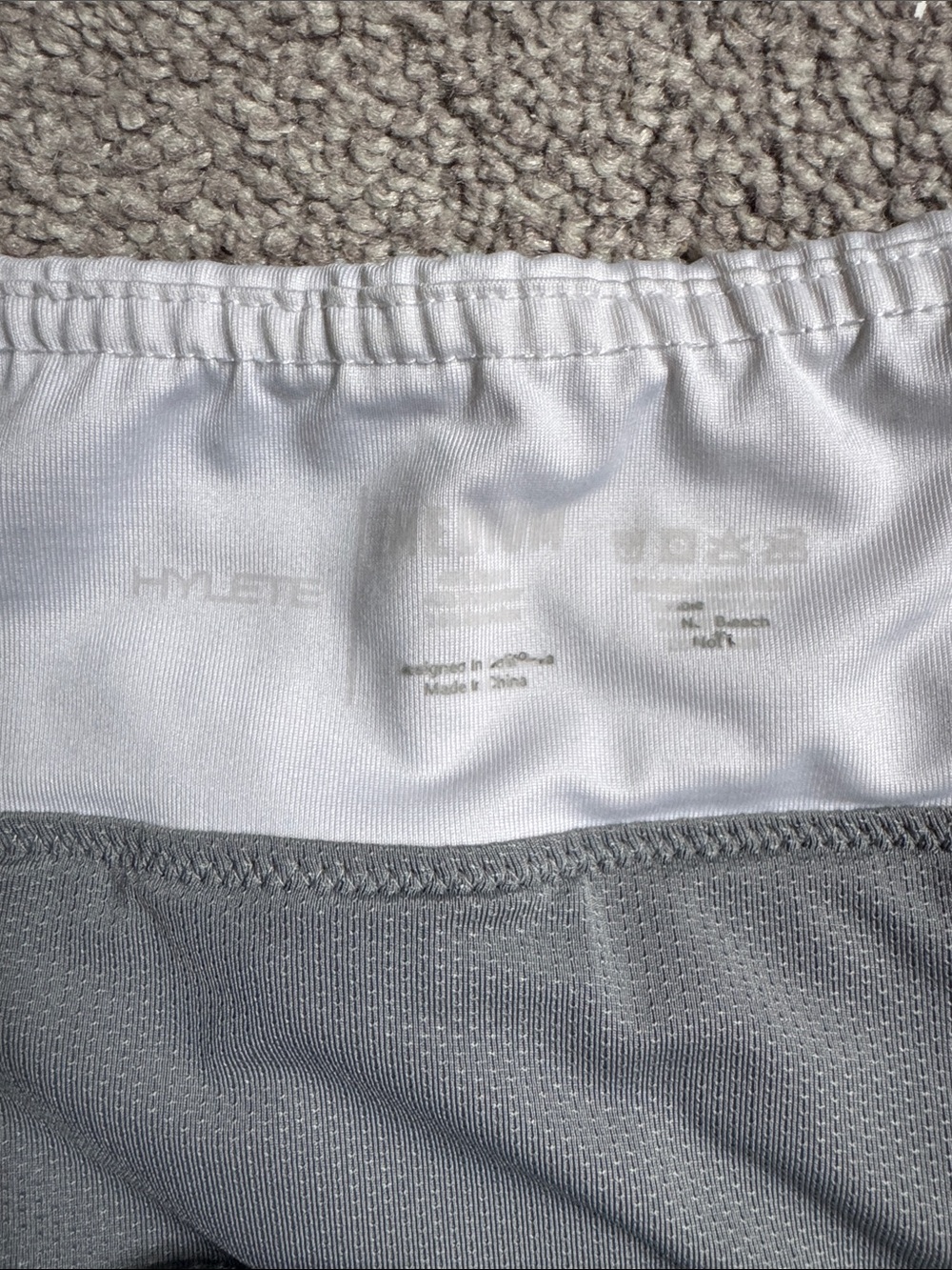 Women's Mint Green Hylete Iris shorts with lining - Picture 2 of 5